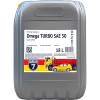 Олива моторна 7FLAGS OMEGA TURBO 30 API CD каністра 20л ПЕ