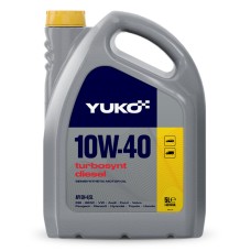Олива моторна YUKO TURBOSYNT DIESEL 10W-40  API CH-4/SL каністра 5л ПЕ