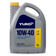 Олива моторна YUKO SUPER GAS 10W-40 API SM/CF  каністра 5л ПЕ