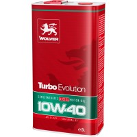 Олива моторна WOLVER TURBO EVOLUTION 10W-40  каністра 5л жерсть