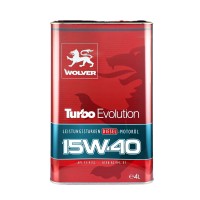 Олива моторна WOLVER TURBO EVOLUTION 15W-40  каністра 4л жерсть
