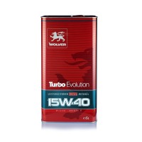 Олива моторна WOLVER TURBO EVOLUTION 15W-40  каністра 5л жерсть