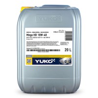 Олива моторна YUKO Mega HD 10W-40 API CI-4/CF, АСЕА Е4-16/Е7-16 17,5кг каністра 20л ПЕ