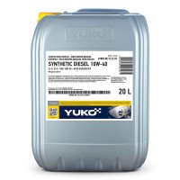 Олива моторна YUKO SYNTHETIC DIESEL 10W-40 API CJ-4 17,5кг каністра 20л ПЕ