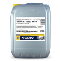 Олива моторна YUKO TURBOSYNT DIESEL 10W-40 API CH-4/SL 17,5кг каністра 20л ПЕ