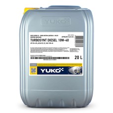 Олива моторна YUKO TURBOSYNT DIESEL 10W-40 API CH-4/SL 17,5кг каністра 20л ПЕ