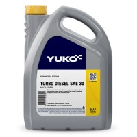 Олива моторна YUKO TURBO DIESEL 30 API CD каністра 5л ПЕ