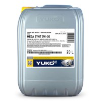 Олива моторна YUKO MEGA SYNT 5W-30 API CK-4 17,5кг каністра 20л ПЕ