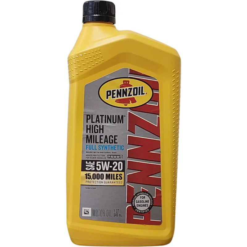 Pennzoil Platinum High Mileage Full Synthetic 5W-20  0,946л.   550042724