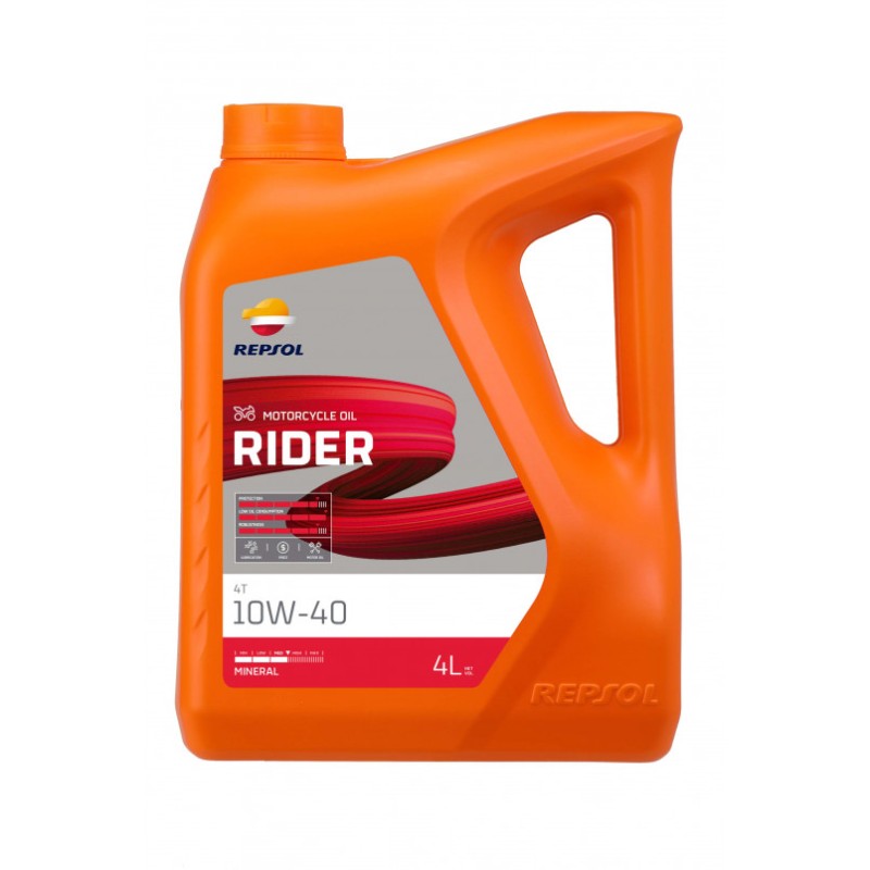 REPSOL RIDER 4T 10W-40 4л.