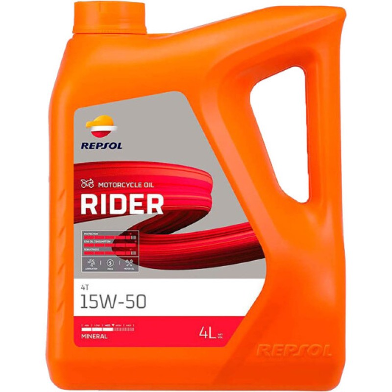 REPSOL RIDER 4T 15W-50 4л.