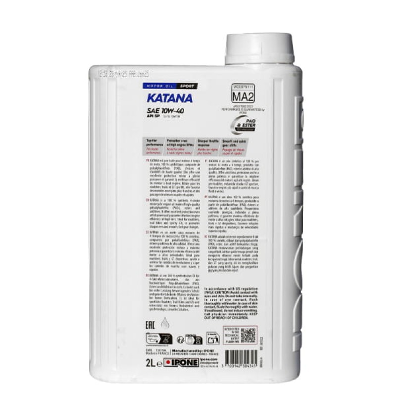 IPONE Katana 10W-40 2л.  801022