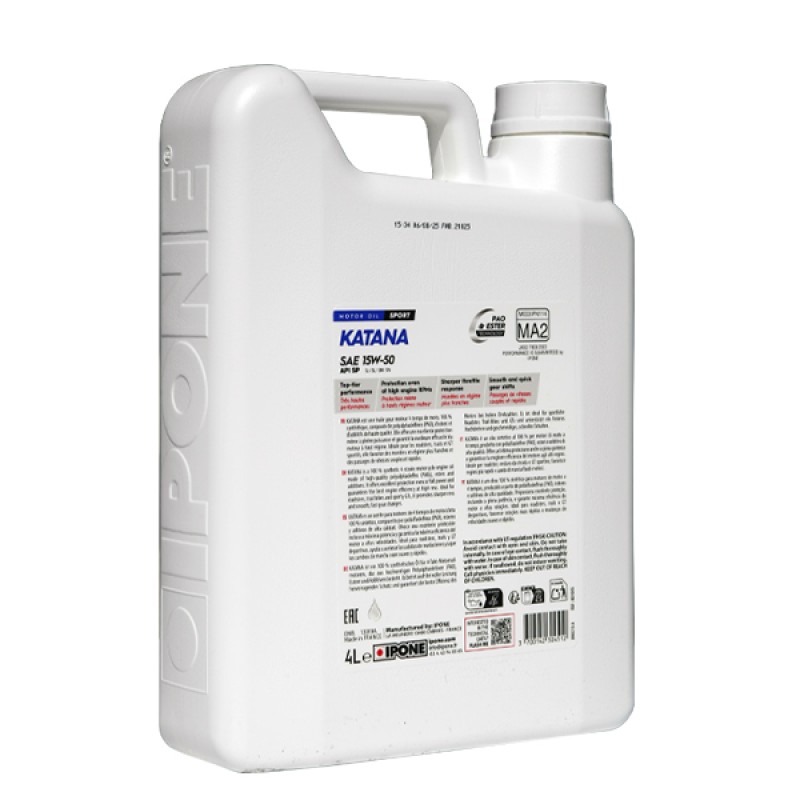 IPONE KATANA 15W-50 4л.  801045