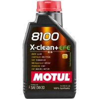 MOTUL 8100 X-Clean+  EFE  0W-30 1л.  853911