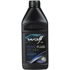 WOLF BRAKE FLUID DOT 3&4 1л.