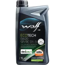 WOLF ECOTECH 0W-20 SP/RC D1-3 1л.