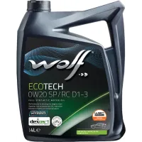 WOLF ECOTECH 0W-20 SP/RC D1-3 4л.