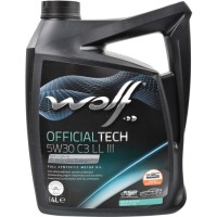 WOLF OFFICIALTECH 5W-30 C3 LL III 4л.