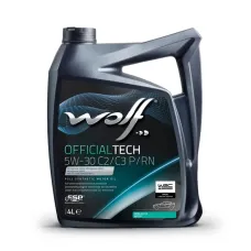WOLF OFFICIALTECH 5W-30 C2/C3 P/RN 4л.