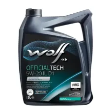 WOLF OFFICIALTECH 5W-20 IL D1 5л.