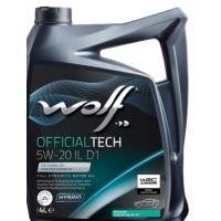 WOLF OFFICIALTECH 5W-20 IL D1 4л.