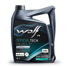 WOLF OFFICIALTECH 0W-20 IL D1 5л.