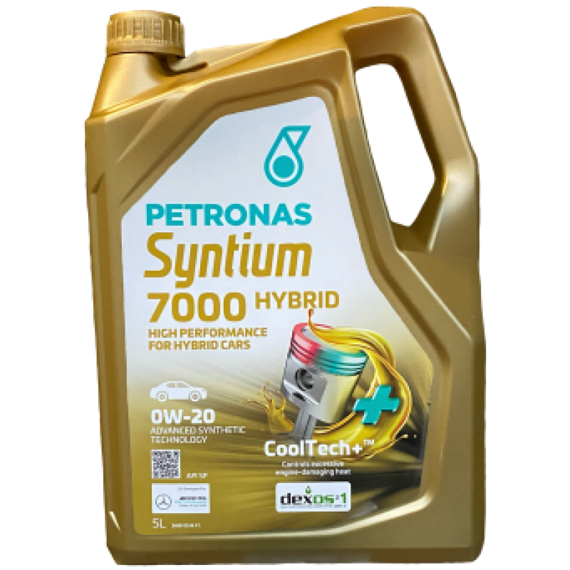 PETRONAS SYNTIUM 7000 HYBRID 0W-20 5 л