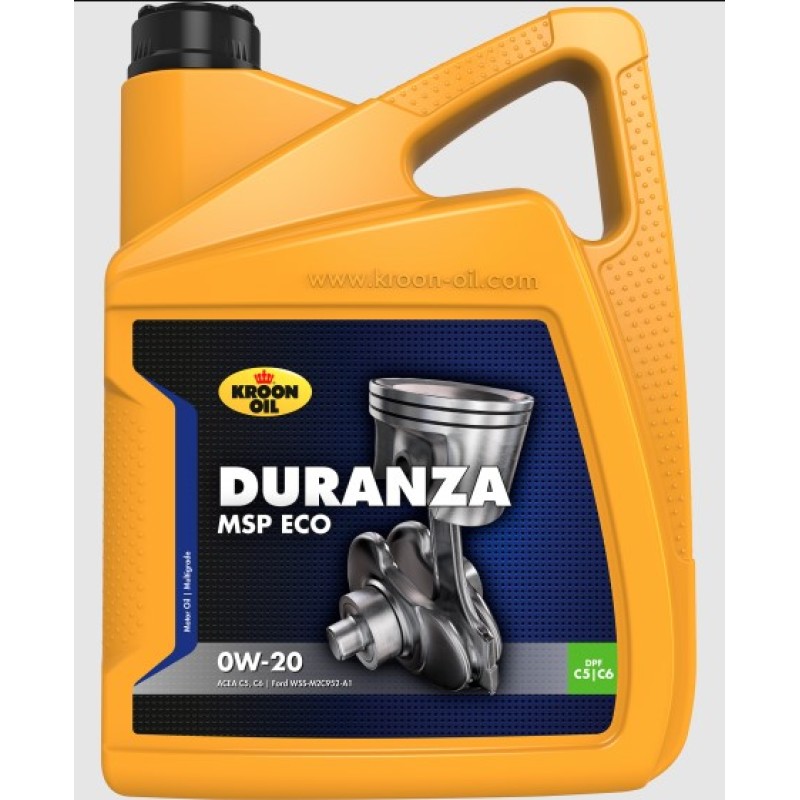 KROON OIL DURANZA MSP ECO 0W-20 5л.