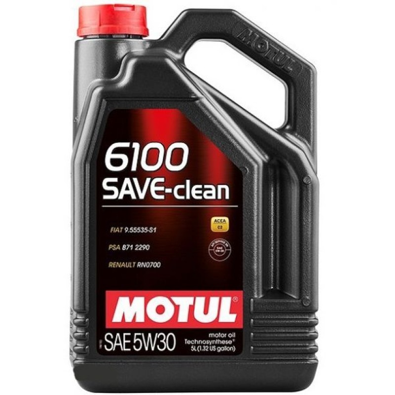 MOTUL 6100 Save-clean 5W-30 5л. Бесплатная доставка.