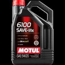 MOTUL 6100 SAVE-LITE 5W-20 5л. Бесплатная доставка.