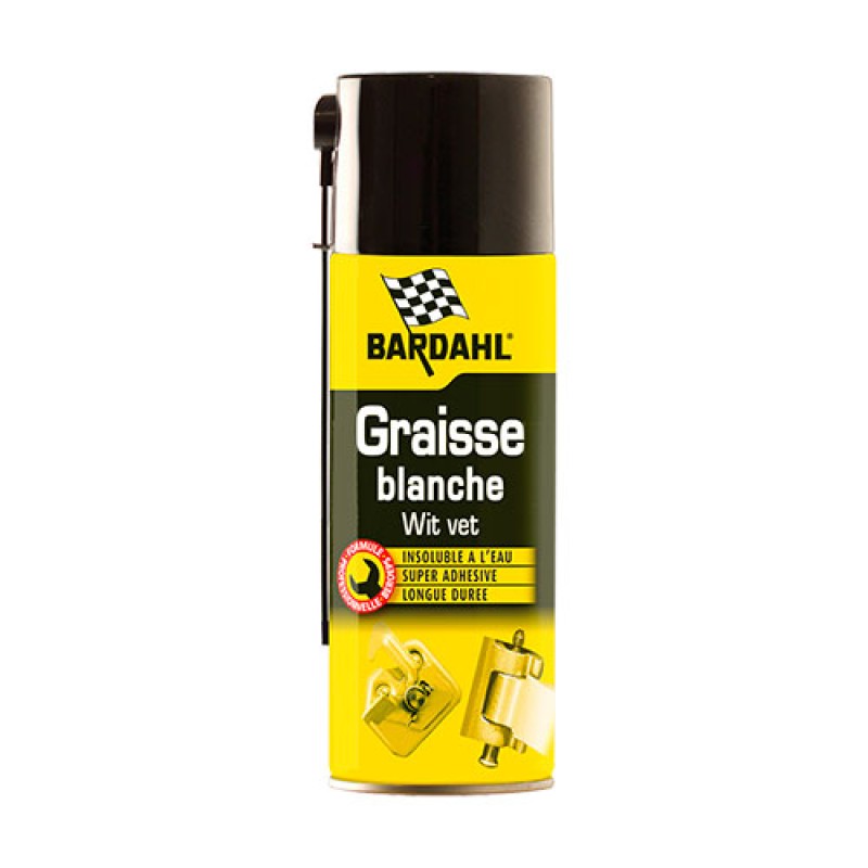 Олива біла універсальне аер. WHITE GREASE BARDAHL 400мол.