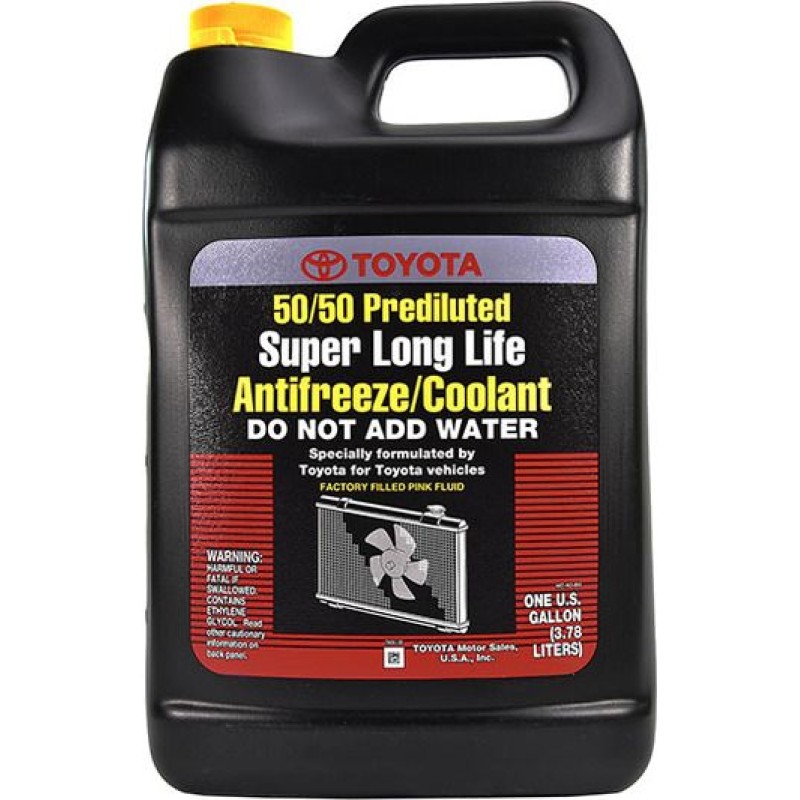 TOYOTA Super Long Life Coolant Pre-Diluted рожевий -37 °C    3,78л.  00272SLLC2
