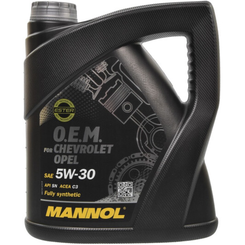MANNOL (metal) 7701 OEM для Chevrolet Opel 5W-30 1л.