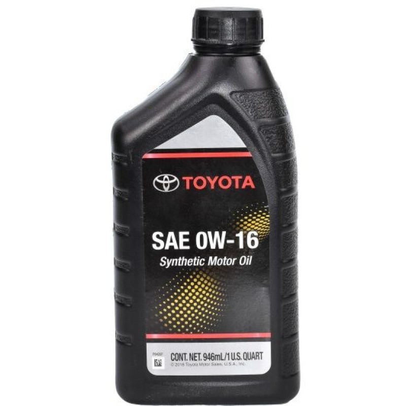 TOYOTA Motor Oil 0W-16 0,946 л.  0027916QTE