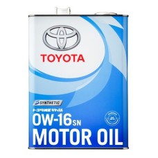 TOYOTA Motor Oil 0W-16 4л.  0888012105