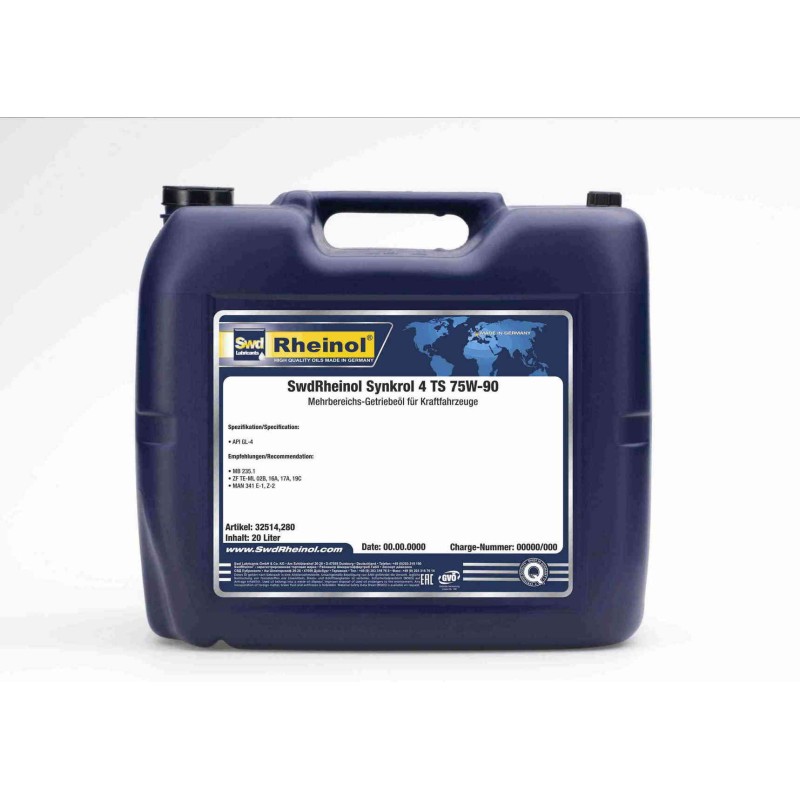 Rheinol Synkrol 4TS 75W-90 20л.