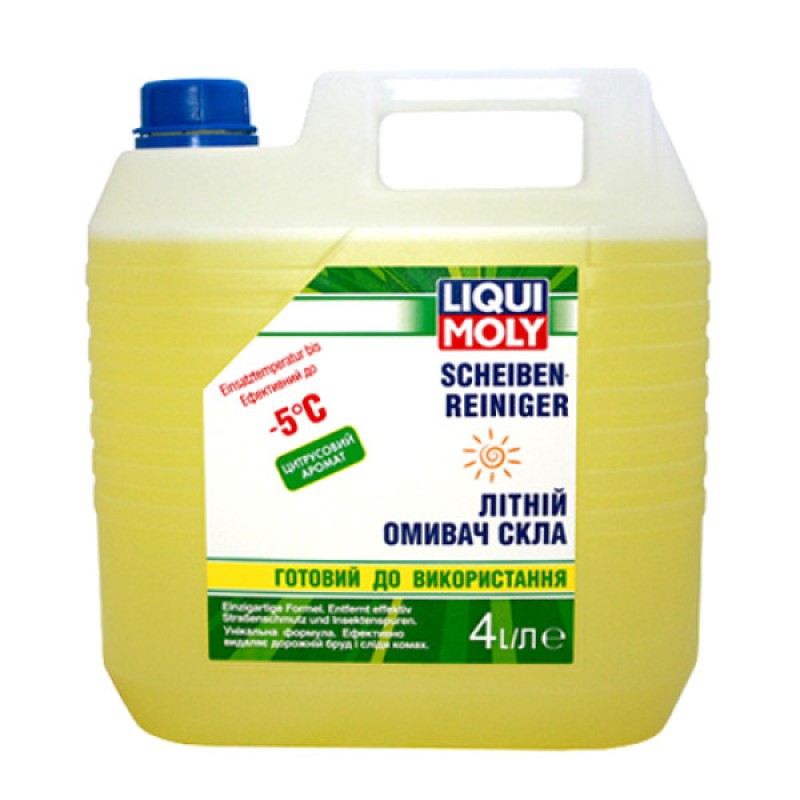 LIQUI MOLY Літній омивач скла Scheiben-Reiniger із цитрусовим ароматом (готовий) 4л.