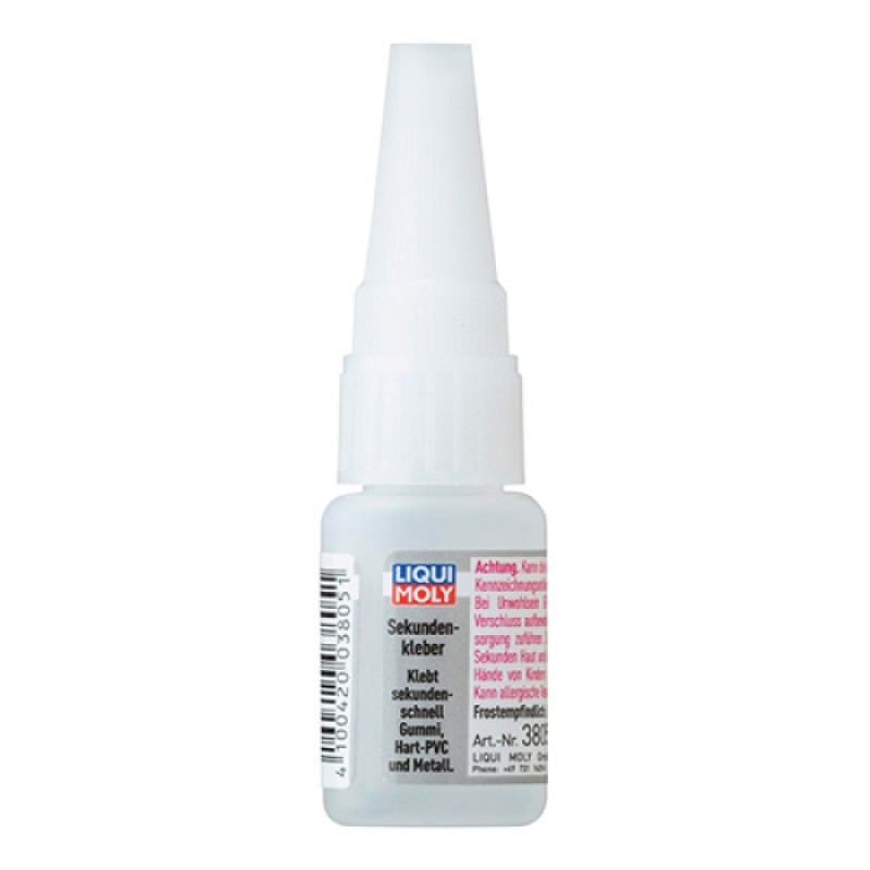 Клей Секунда на основі ціанакрилатів - Liqui Moly Sekunden-Kleber   0.01л.