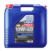 Напівсинтетична моторна олива - Liqui Moly MoS2 Leichtlauf SAE 10W-40 20л. Безкоштовна доставка.