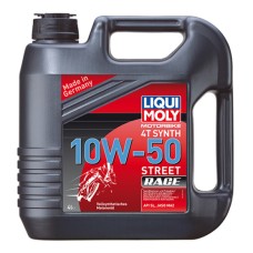 Олива для 4-тактних двигунів - Liqui Moly Motorbike 4T Synth 10W-50 Street Race 4л. Безкоштовна доставка.