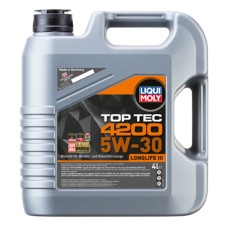 Синтетична моторна олива - Liqui Moly Top Tec 4200 SAE 5W-30   4л. Безкоштовна доставка.