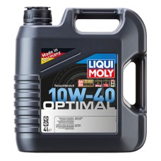 Напівсинтетична моторна олива - Liqui Moly Optimal SAE 10W-40 4л. Безкоштовна доставка.