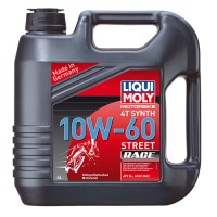 Олива для 4-т двигунів - Liqui Moly Motorbike 4T Synth 10W-60 Street Race  4л. Безкоштовна доставка.