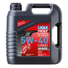 Олива для 4-тактних двигунів  - Liqui Moly Motorbike 4T Synth Street Race 5W-40 4л.