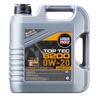 Синтетична моторна олива - Liqui Moly Top Tec 6200 0W-20 4л. Безкоштовна доставка.