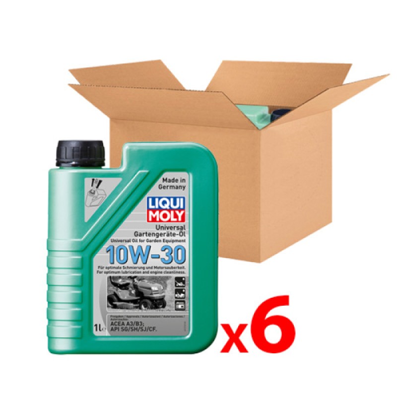 Ящик оливи для 4-тактної садової техніки та генераторів - Liqui Moly Universal 4-T Oil 10W-30 6л.  Безкоштовна доставка.